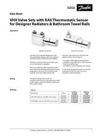 Data sheet VHX valve sets with RAX thermostatic sensor (Технічна специфікація).pdf