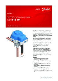 Data sheet electric expansion valve type ETS 5M (Технічна специфікація). pdf
