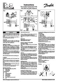 Instructions fan-cooled condensing units 220-240V для R290 (Propane) (Инструкция).pdf