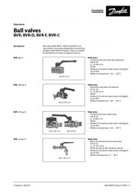Data sheet ball valves BVR, BVR-D, BVR-F, BVR-C (Технічна специфікація).pdf