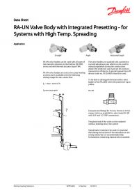 Data sheet RA-UN valve body with integrated presetting (Техническая спецификация).pdf