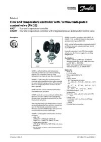 Data sheet for AVQT flow and temperature controller with built-in control valve (Технічна специфікація).pdf