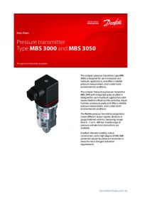 Data Sheet pressure transmitter (Технические данные).pdf