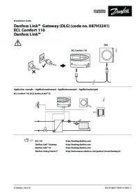Руководство по монтажу Danfoss Link Gateway (DLG) (code no. 087H3241) ECL Comfort 110 Danfoss Link (Installation Guide).pdf