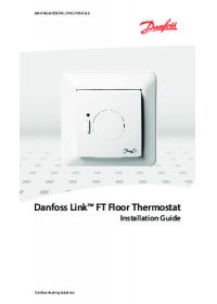 Руководство по монтажу Danfoss Link FT Floor Thermostat (Installation Guide).pdf