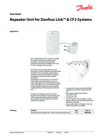 Data Sheet Repeater Unit for Danfoss Link CF2 Systems Danfoss Heating (Паспорт данных).pdf