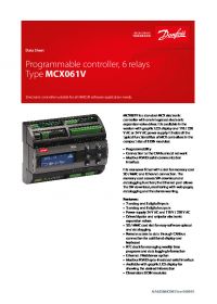 Data sheet programmable controller, 6 relays type MCX061V (Технічна специфікація).pdf