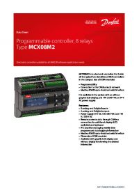 Data Sheet programmable controller, 8 relays type MCX08M2 (Технічна специфікація).pdf