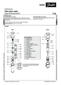 Installation guide filter drier, shell type DCR and DCR E (Керівництво по установці).pdf 