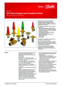 Data sheet SVL parts program and complete valves (Техническая спецификация).pdf 