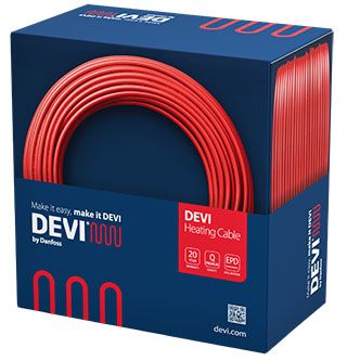 DEVIflex 6T, Двожильний нагрівальний кабель з суцільним екраном