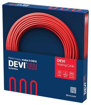 DEVIbasic 20S, Нагрівальний кабель одножильний, 230В